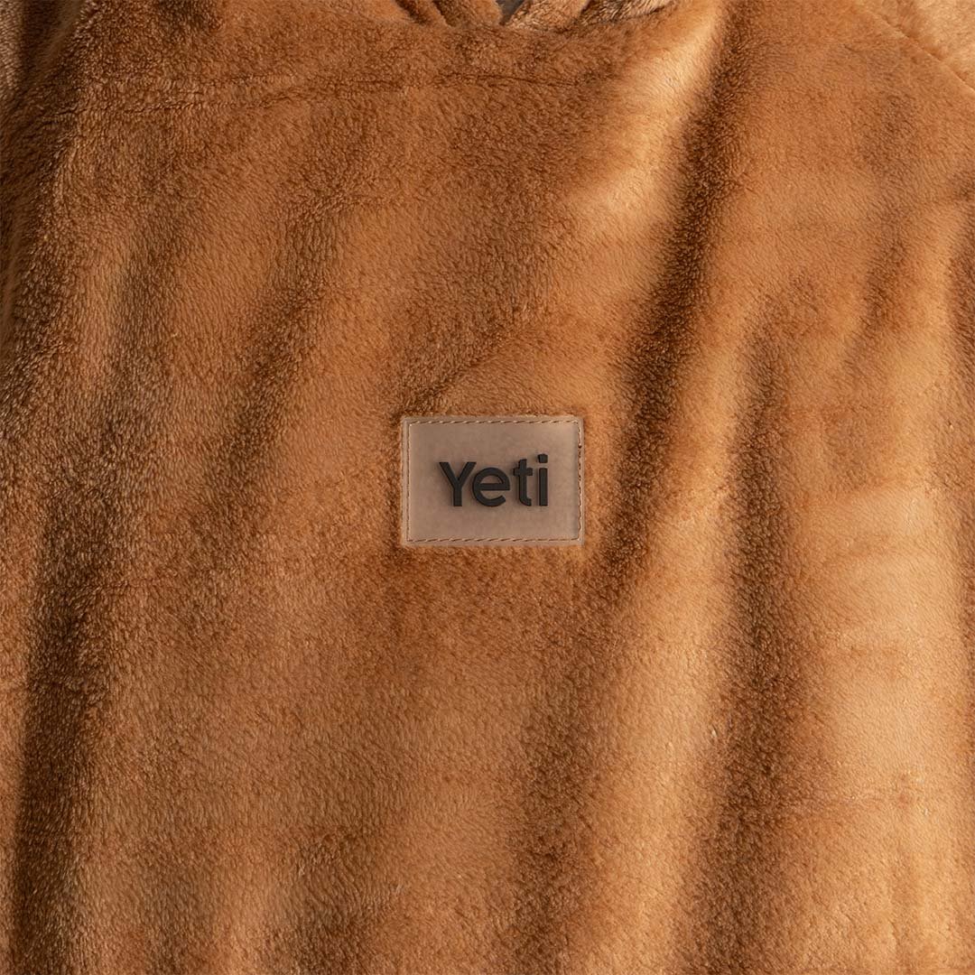 Saco Gigante Doble Faz Camel con Gris Claro