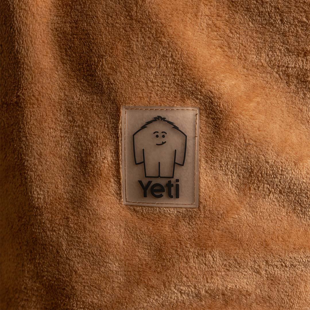 Saco Gigante Doble Faz Camel con Gris Claro