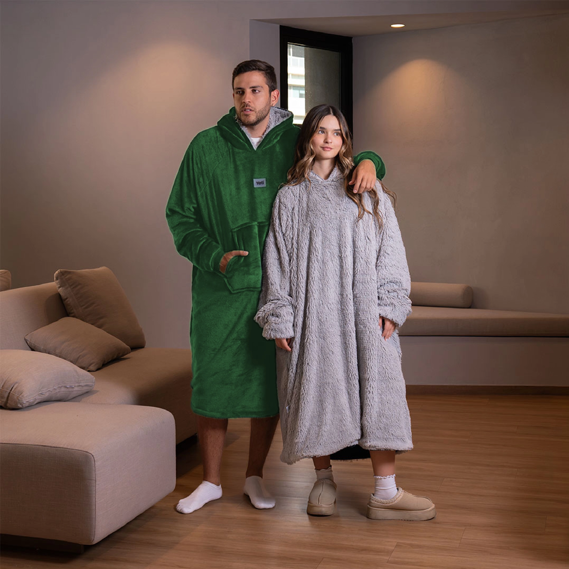 Yeti Plus Verde Con Gris Claro