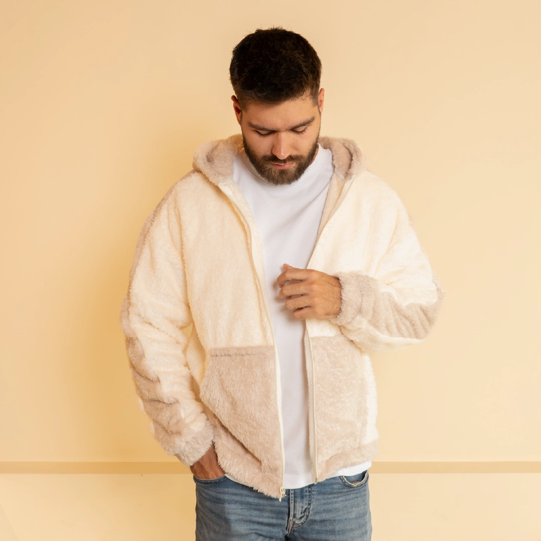Hoodie con cierre Slow hombre