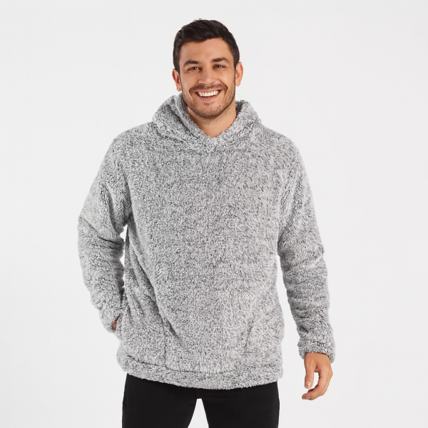 hoodie hombre veteado