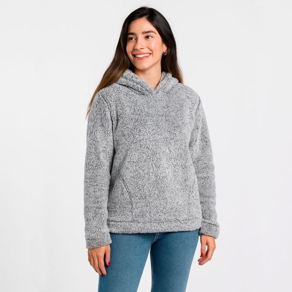 hoodie mujer veteado
