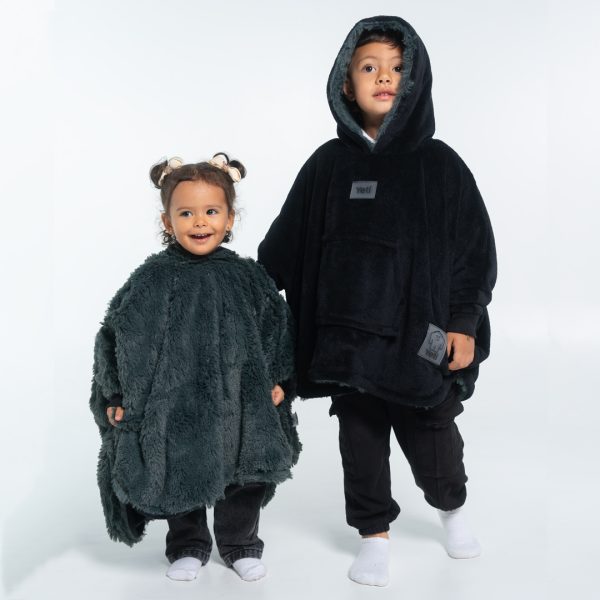 saco gigante yeti babies negro con gris olivo